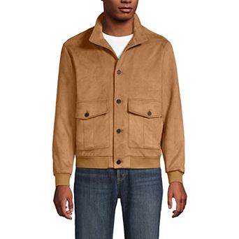 Men's Lands' End Faux Suede Jacket