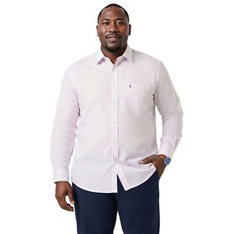 Big & Tall IZOD Performance Long Sleeve Button Down Shirt