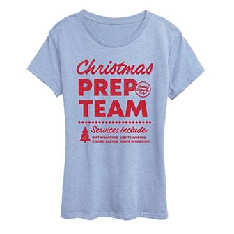 Women's Women's Christmas Prep Team Christmas Graphic Tee