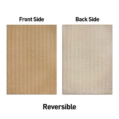 World Rug Gallery Herringbone Stripe Rug