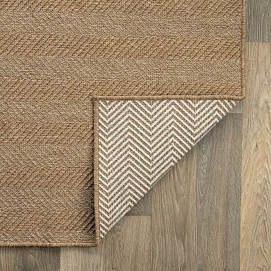 World Rug Gallery Herringbone Stripe Rug
