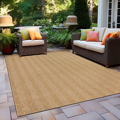 World Rug Gallery Herringbone Stripe Rug