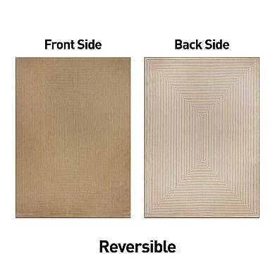 World Rug Gallery Concentric Frame Rug