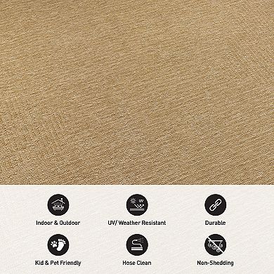 World Rug Gallery Distressed Frame Rug