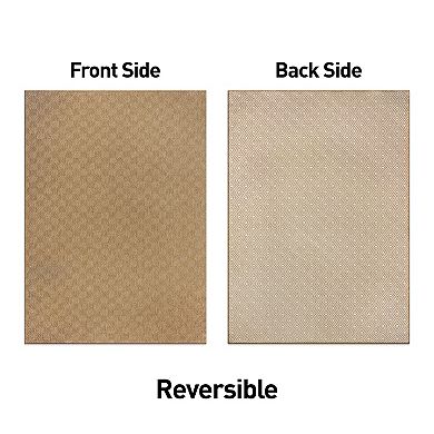 World Rug Gallery Diamond Weave Reversible Rug