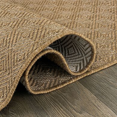 World Rug Gallery Diamond Weave Reversible Rug