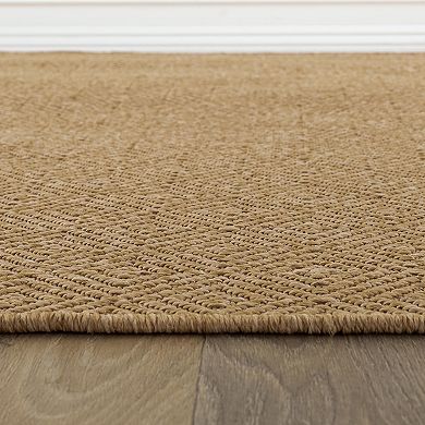 World Rug Gallery Diamond Weave Reversible Rug