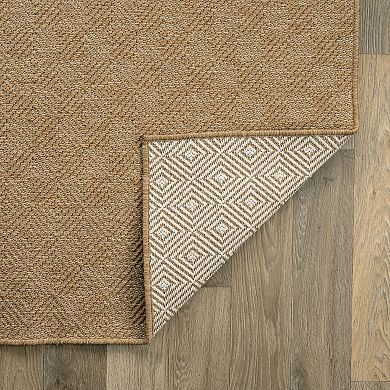 World Rug Gallery Diamond Weave Reversible Rug