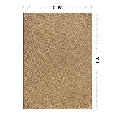 World Rug Gallery Diamond Weave Reversible Rug