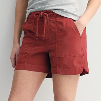Petite Sonoma Goods For Life® Mid Rise Utility Shorts