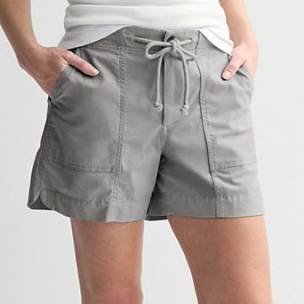 Petite Sonoma Goods For Life® Mid Rise Utility Shorts
