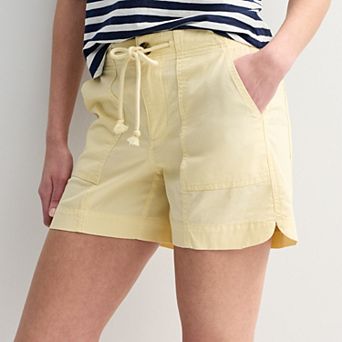 Petite Sonoma Goods For Life® Mid Rise Utility Shorts