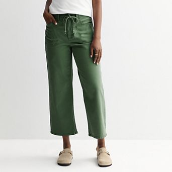 Women's Sonoma Goods For Life® High Rise Wide Leg Ankle Pants