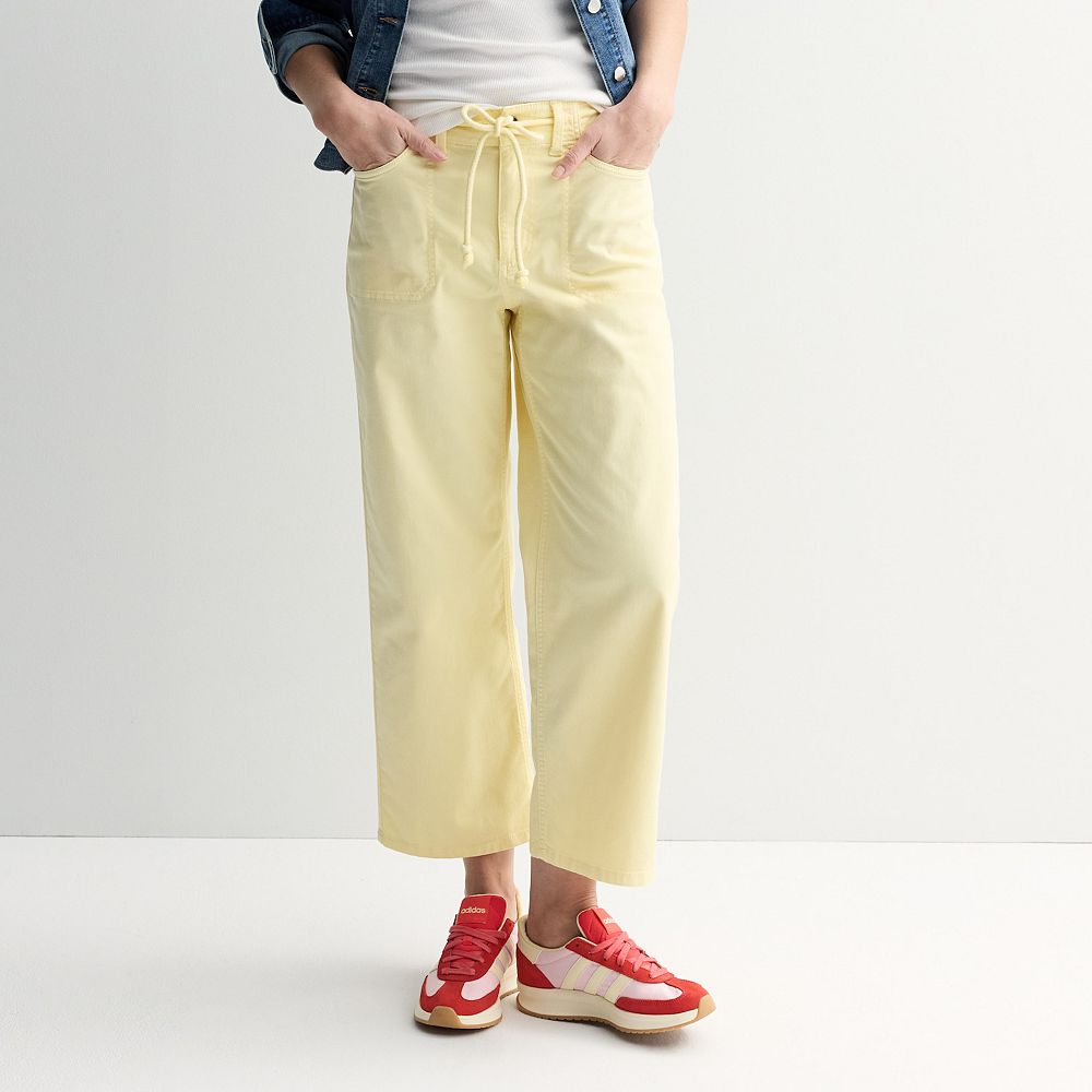 Women's Sonoma Goods For Life® High Rise Wide Leg Ankle Pants