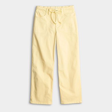 Petite Sonoma Goods For Life® High Rise Wide Leg Ankle Pants