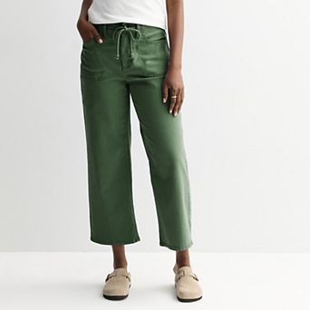 Petite Sonoma Goods For Life® High Rise Wide Leg Ankle Pants