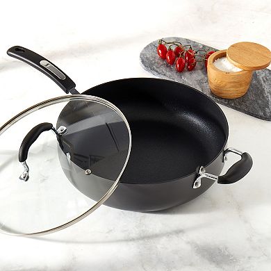Denmark Tools for Cooks 6 qt. Nonstick Hard-Anodized Aluminum Jumbo Cooker Sauté Pan