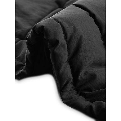 Women's Long Puffer Vest Winter Hooded Sleeveless Down Jackets with Pockets