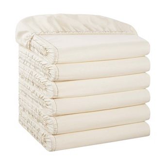 Host & Home Microfiber Fitted Sheets (6/Pack)