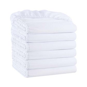Host & Home Microfiber Fitted Sheets (6/Pack)
