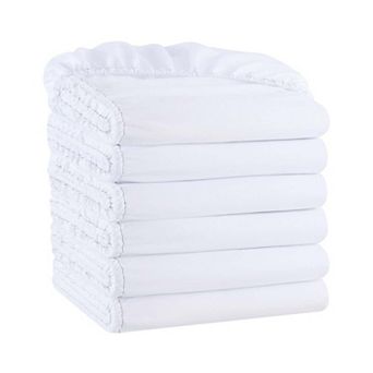 Host & Home Microfiber Fitted Sheets (6/Pack)