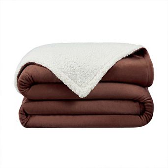 Host & Home Plush to Sherpa Blanket