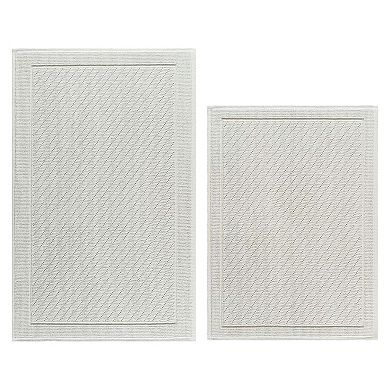 Host & Home Cotton 2-Piece Bath Rug Set 17x24/20x32