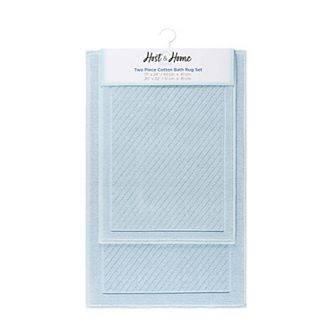 Host & Home Cotton 2 pc Bath Rug Set 17x24/20x32