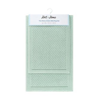 Host & Home Cotton 2 pc Bath Rug Set 17x24/20x32