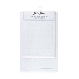 Host & Home Cotton 2 pc Bath Rug Set 17x24/20x32