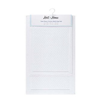 Host & Home Cotton 2 pc Bath Rug Set 17x24/20x32