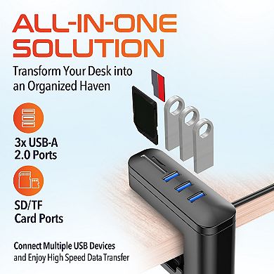 Delton HS7 Headset Holder and USB Charging Stand