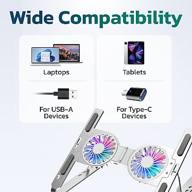 Purely F82 Foldable Cooling Laptop Stand
