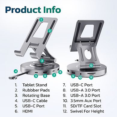 Purely L135 Tablet Docking Station
