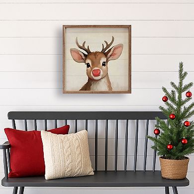 Kendrick Home Bruno The Deer Framed Wall Art