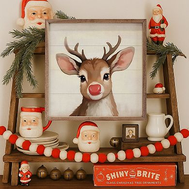 Kendrick Home Bruno The Deer Framed Wall Art