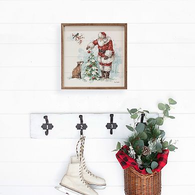 Kendrick Home Magical Holidays with Santa Framed Wall Art