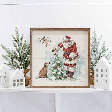 Kendrick Home Magical Holidays with Santa Framed Wall Art