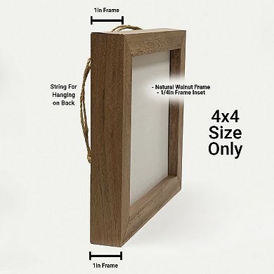 Kendrick Home Christmas Lovebirds Wall Art