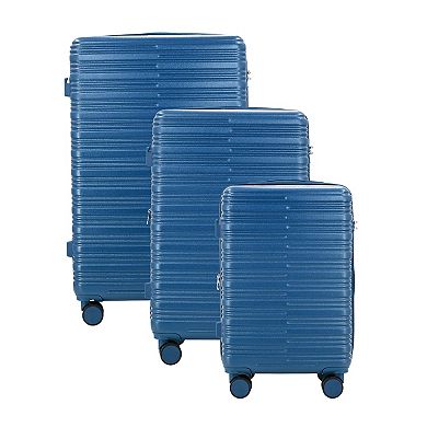 IZOD Lightweight Expandable 3-pc. ABS Spinner Luggage Set