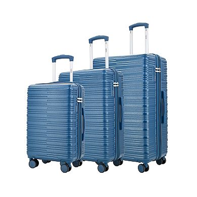 IZOD Lightweight Expandable 3-pc. ABS Spinner Luggage Set