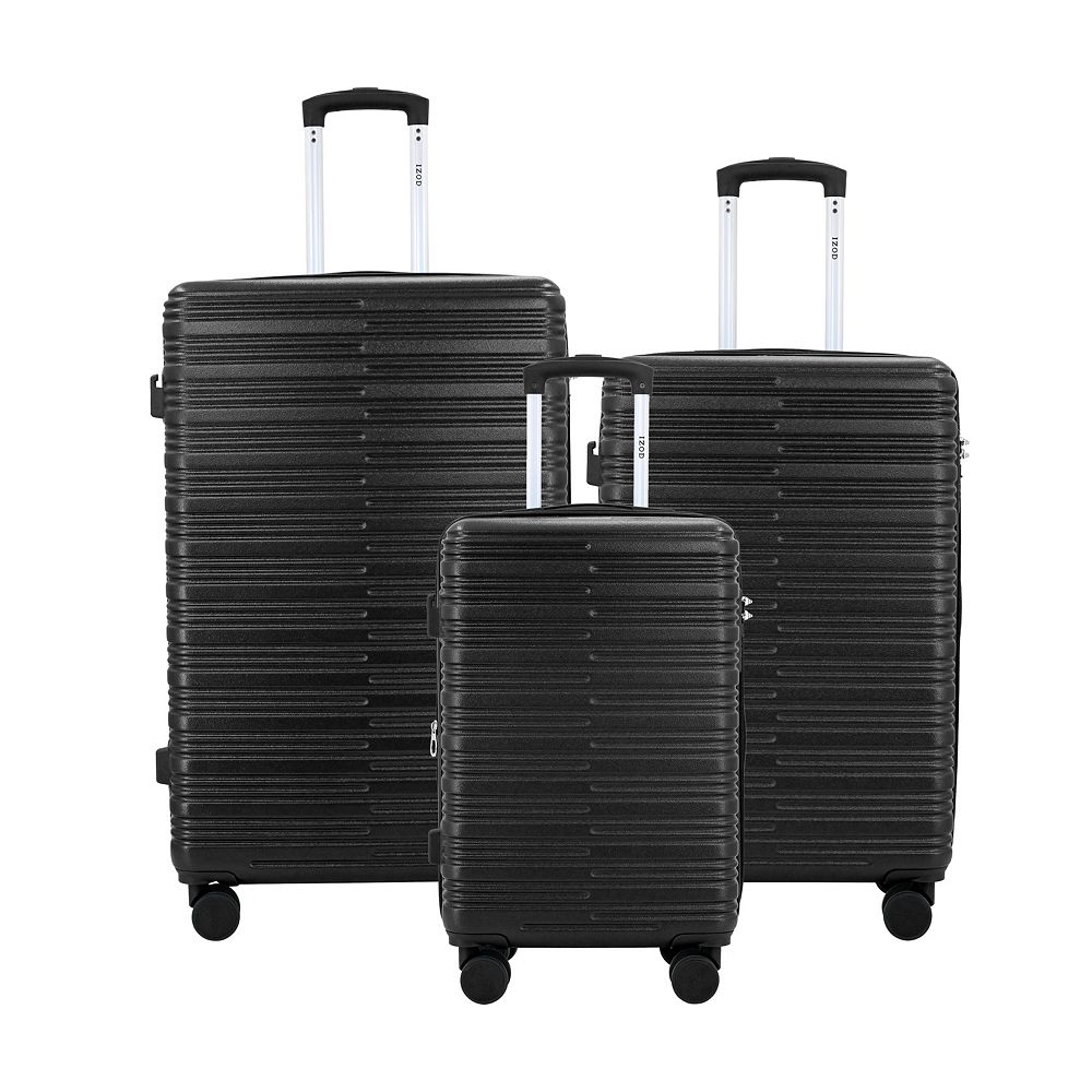 IZOD Lightweight Expandable 3-pc. ABS Spinner Luggage Set