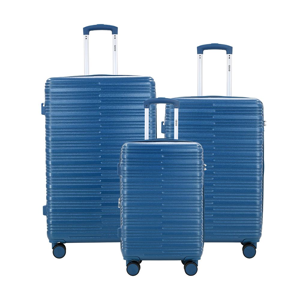 ＥＬＰCDボックスセット IZOD Lightweight Expandable 3-pc. ABS Spinner Luggage Set
