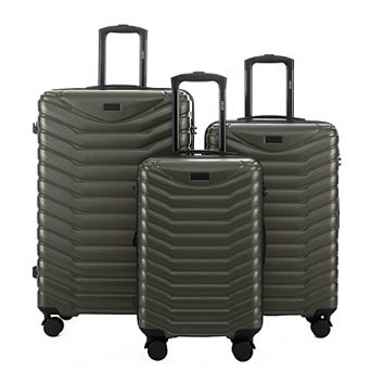 IZOD Phantom Lightweight Expandable 3 pc Hardside Spinner Luggage Set