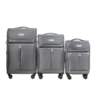 IZOD Ocean Soft Shell 3-pc. Lightweight Expandable Spinner Luggage Set