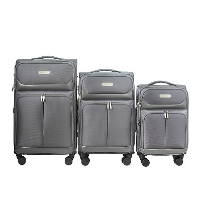 IZOD Ocean Soft Shell 3-pc. Lightweight Expandable Spinner Luggage Set