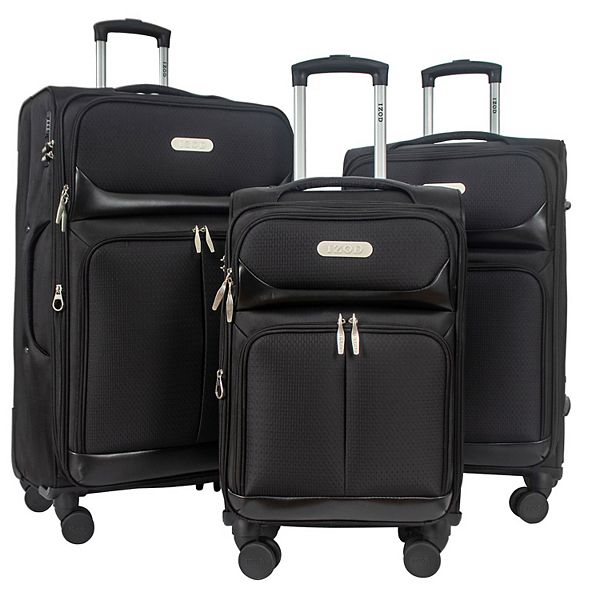 IZOD Ocean Soft Shell 3-pc. Lightweight Expandable Spinner Luggage Set