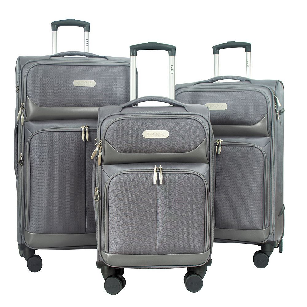 IZOD Ocean Soft Shell 3-pc. Lightweight Expandable Spinner Luggage Set