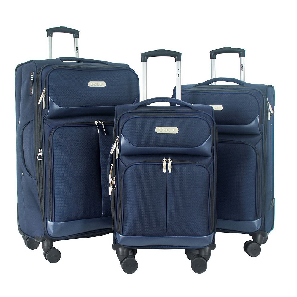 IZOD Ocean Soft Shell 3-pc. Lightweight Expandable Spinner Luggage Set