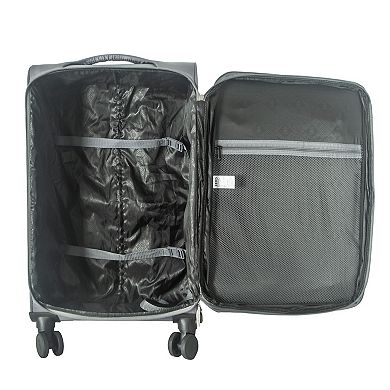 IZOD River 3-pc. Soft Shell Expandable Spinner Luggage Set with Dual Wheels